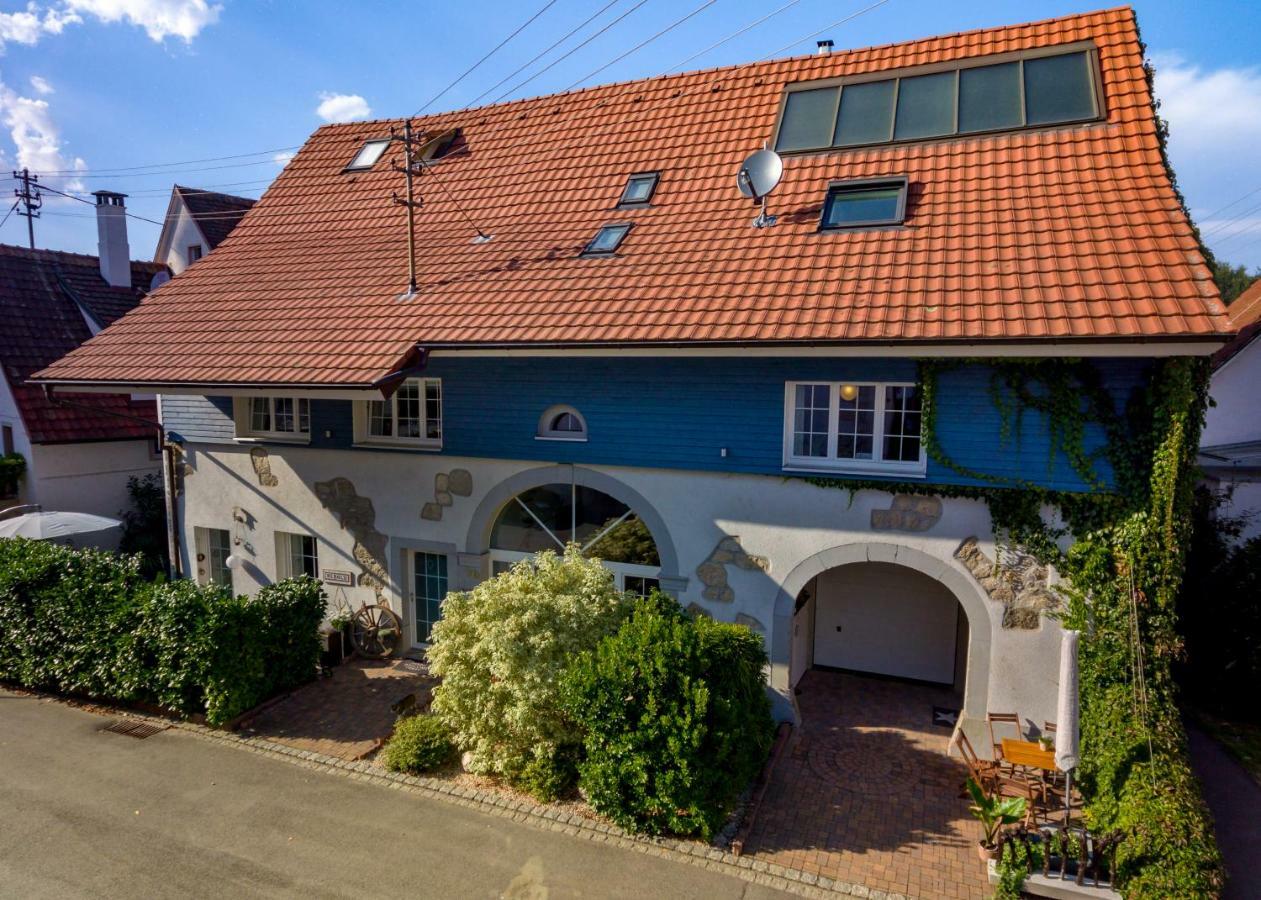 Ferienloft In Der Blauen Scheune Binzen Exteriér fotografie